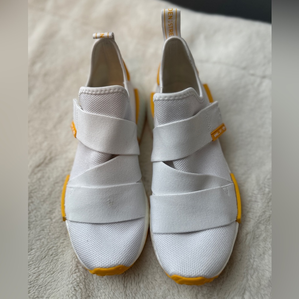 Adidas NMD_R1 Strap White Collegiate Gold - Picture 2 of 6